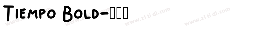 Tiempo Bold字体转换
